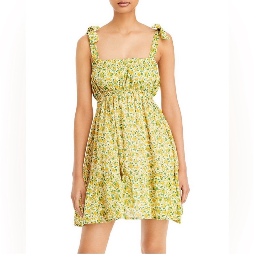 Faithfull The Brand‎ Elwood Mini Dress Rosemary Floral Print US 6 Revolve